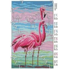 ДАНА-2209 Фламинго. Схема для вышивки бисером
