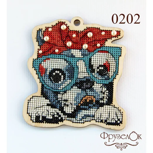 ФРЗ-0202 Марийка. Набор для вышивки крестом на деревянной основе. ТМ ФрузелОК