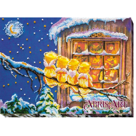 АВ-527 Милые ангелочки. Набор для вышивки бисером. Абрис Арт