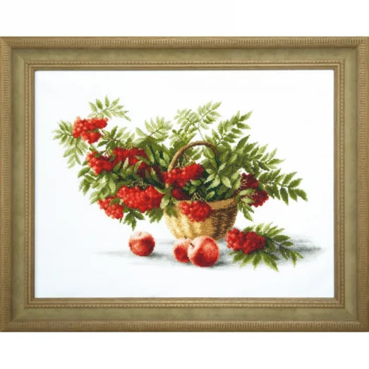 М-222 Рябина кудрявая. Набор для вышивки в смешанной технике Чаривна Мить