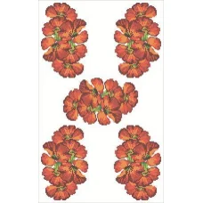 ФВЛ-035 Цветы. Схема на водорастворимом флизелине. ТМ Княгиня Ольга