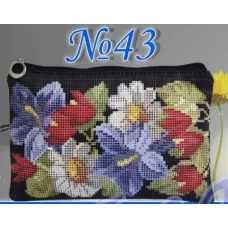 КПК-043 (кожзам,цвет) Кошелек пошитый под вышивку. ТМ Красуня