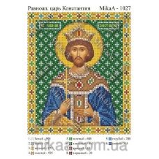 МИКА-1027 (А5) Святой Равноапостольный царь Константин. Схема для вышивки бисером