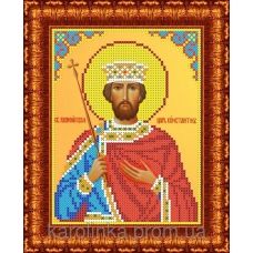 КБИ-5022 Икона Св. Царь Константин. Схема для вышивки бисером. Каролинка ТМ