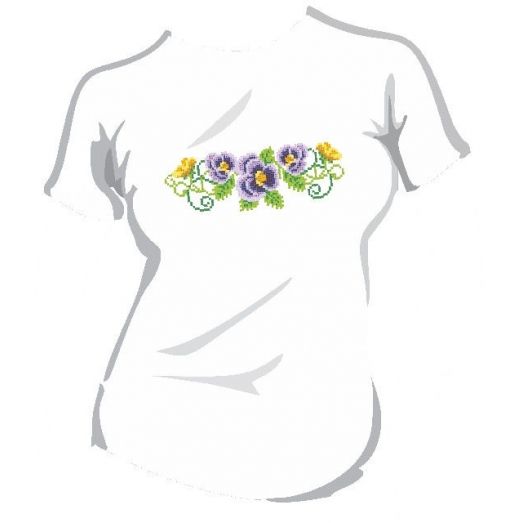 ФЖ-012 Женская футболка под вышивку. ТМ КО