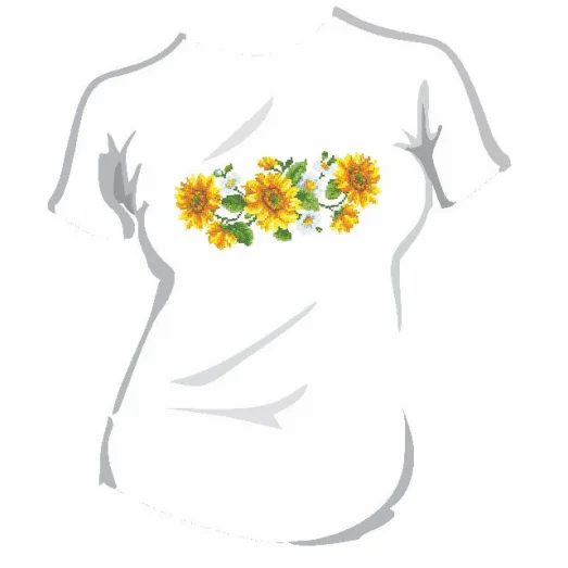 ФЖ-014 Женская футболка под вышивку. ТМ КО