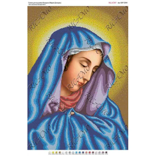 А2Р_074 БКР-2044 Мария Долорес. Схема для вышивки ТМ Virena