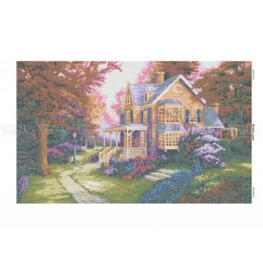 ЧВ-8009 Осенняя аллея. Схема для вышивки бисером. Бисерок