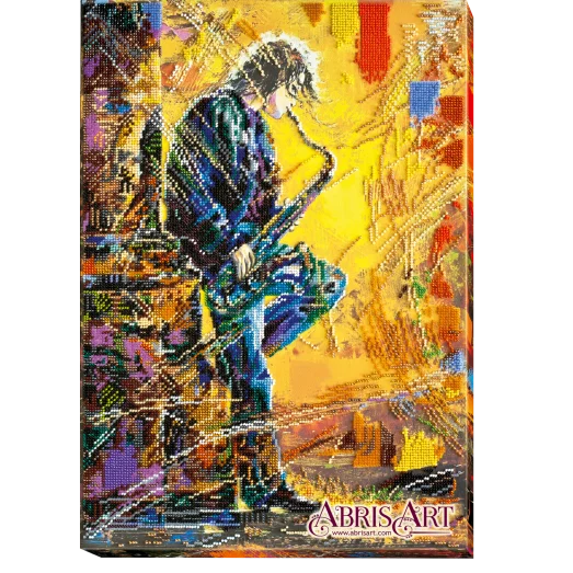 АВ-451 Саксофонист. Набор для вышивки бисером. Абрис Арт
