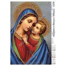 МИКА-1038 (А3) Мария и Иисус. Схема для вышивки бисером