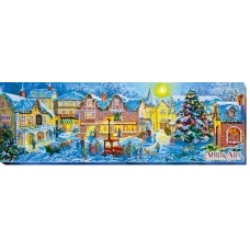 АВ-453 Рождественские гуляния. Набор для вышивки бисером. Абрис Арт