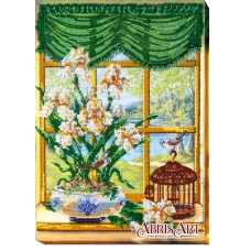 АВ-455 За окном весна. Набор для вышивки бисером. Абрис Арт