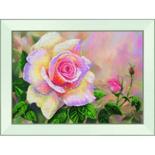 Б-724 Роза. Чаривна мить. Набор для вышивки бисером Чаривна Мить