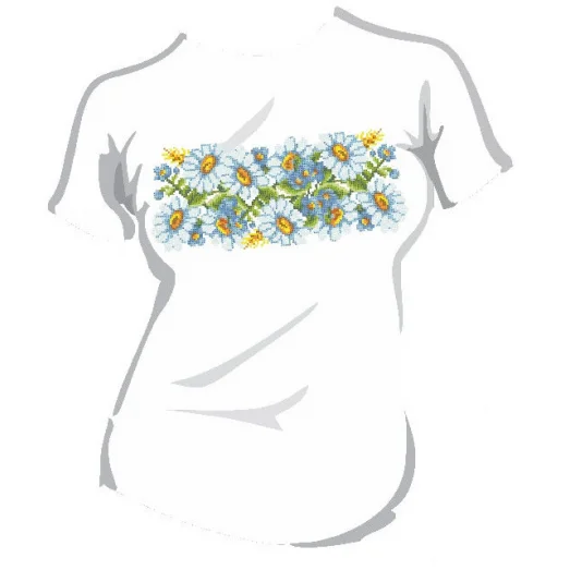 ФЖ-020 Женская футболка под вышивку. ТМ КО