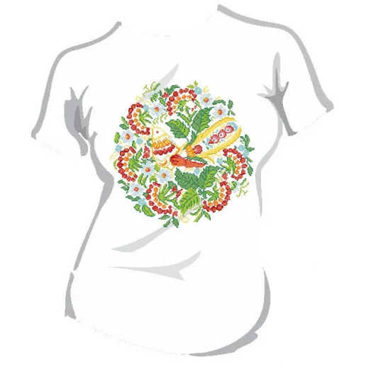 ФЖ-021 Женская футболка под вышивку. ТМ КО