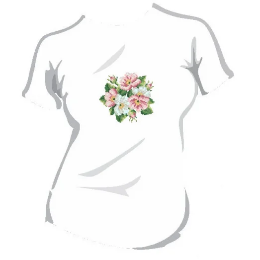 ФЖ-031 Женская футболка под вышивку. ТМ КО