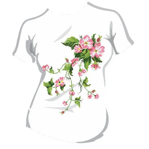 ФЖ-032 Женская футболка под вышивку. ТМ КО