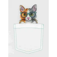 В-247 Пушистый умник. Набор для вышивки крестом МП Студия