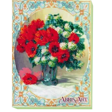 АВ-460 Маки и бульденеж. Набор для вышивки бисером. Абрис Арт