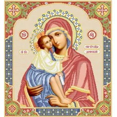 ВКР-09 Пресвятая Богородица Донская. Схема для вышивки бисером. Княгиня Ольга