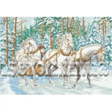 ВКД-24 Белоснежная тройка. Схема для вышивки бисером. Княгиня Ольга