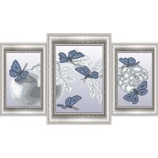 ТПХ-003 Триптих Бабочки. Схема для вышивки бисером Княгиня Ольга