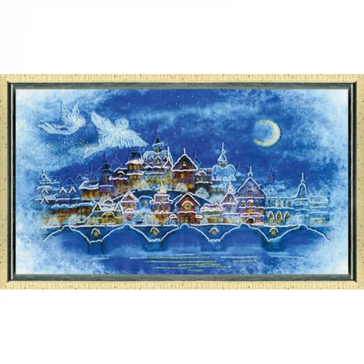 БЮ-503 Рождественская ночь. Набор для вышивки ювелирным бисером. ТМ Чаривна Мить