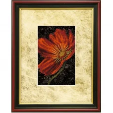 БЮ-504 Мак. Набор для вышивки ювелирным бисером. ТМ Чаривна Мить