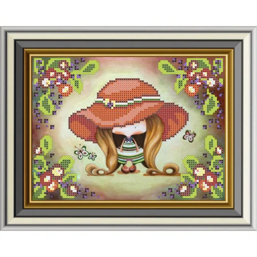 СД-244 В шапочке. Схема для вышивки бисером. Княгиня Ольга