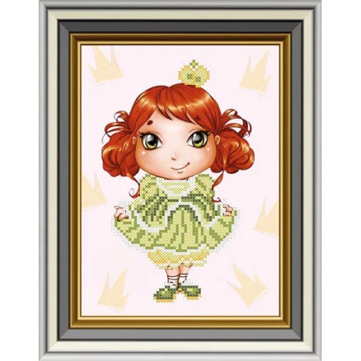 СД-248 Маленькая принцесса. Схема для вышивки бисером. Княгиня Ольга