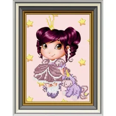 СД-249 Маленькая принцесса. Схема для вышивки бисером. Княгиня Ольга