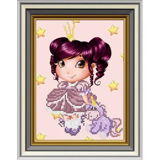 СД-249 Маленькая принцесса. Схема для вышивки бисером. Княгиня Ольга