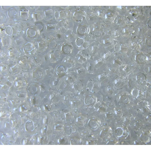 48102  / №701 Бисер прозрачный с блеском белый