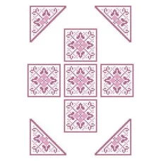 ФВС-022 Узорный. Водорастворимый флизелин. ТМ Княгиня Ольга