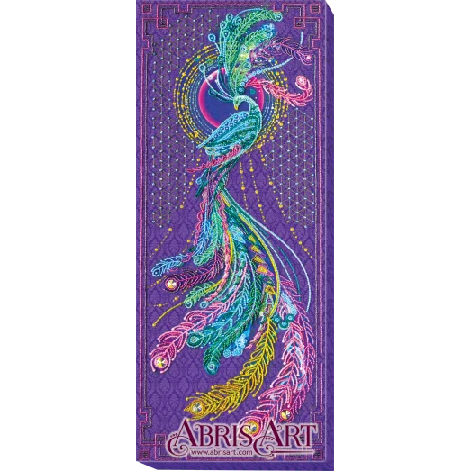 АВ-506 Перо Жар-птицы. Набор для вышивки бисером. Абрис Арт