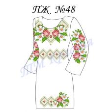 ПЖ-048 Заготовка платья для вышивки ТМ Красуня
