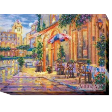 АВ-435 Теплая ночь. Набор для вышивки бисером. Абрис Арт