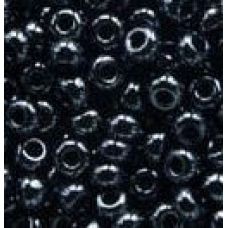49101 Бисер Preciosa керамика чёрная ртуть жемчужный