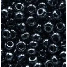 49101 Бисер Preciosa керамика чёрная ртуть жемчужный