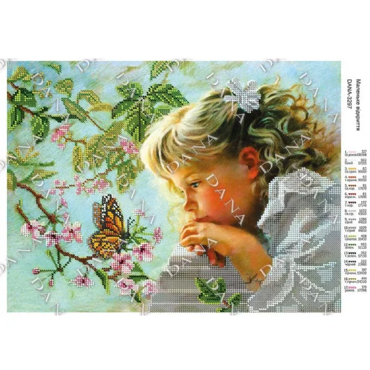 ДАНА-3297 Маленькое открытие. Схема для вышивки бисером