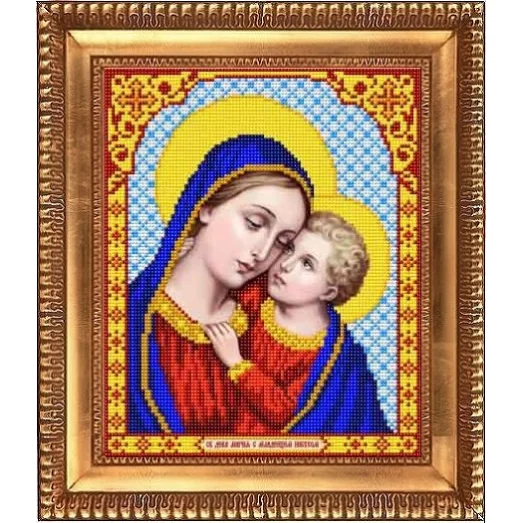 К-4033 Дева Мария. Схема для вышивки бисером Благовест