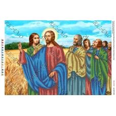А2Р_075 БКР-2049 Беседа Иисуса с апостолами. Схема для вышивки ТМ Virena