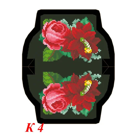 К-004 (черная) Заготовка для кошелька. ТМ Красуня 