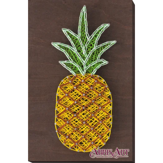 АВС-009 Ананас. Набор стринг-арт ТМ Абрис Арт