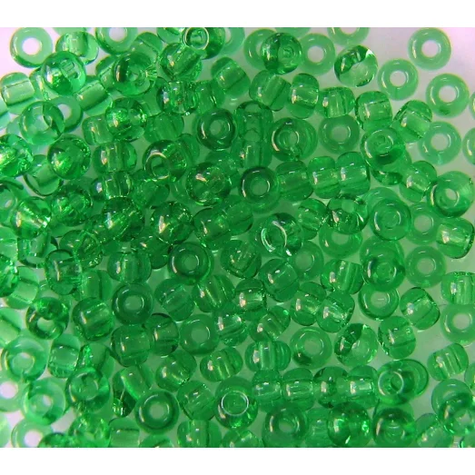 50100 Бисер прозрачный зеленый