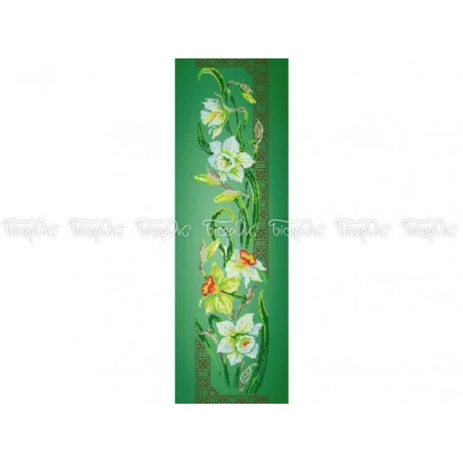 П-3302 Нарциссы. Схема для вышивки бисером. Бисерок