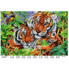 ДАНА-3300 Кошачья идилия. Схема для вышивки бисером