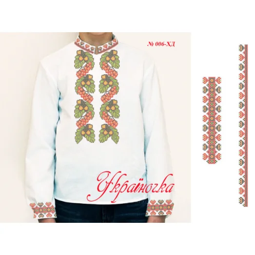 ХД-006 УКРАИНОЧКА. Заготовка детской сорочки