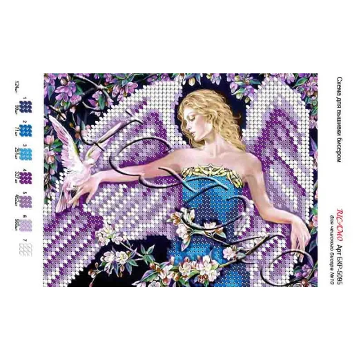 А5Н_086 БКР-5095 Ангел. Схема для вышивки бисером. TM Virena