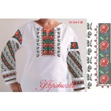 СЖ-114 УКРАИНОЧКА. Заготовка женской сорочки для вышивки